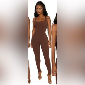 Naked wardrobe snatched contour Tank jumpsuit xs